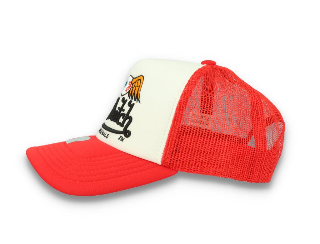 Von Dutch Trucker Cap Baker White/Red - LOKK