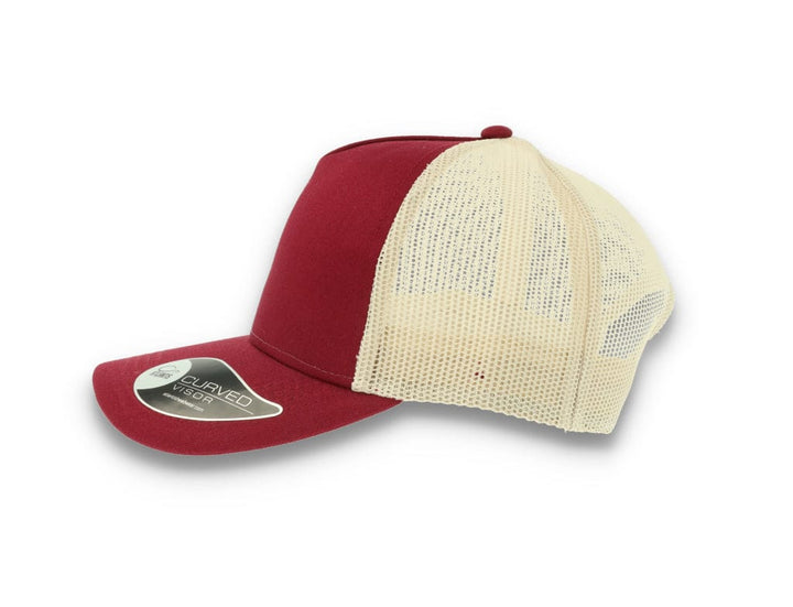 Trucker Cap Burgundy/Stone Atlantis Rapper Cotton - LOKK