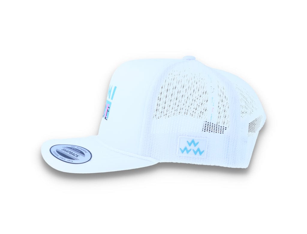 Miami Slice Trucker Cap White - LOKK