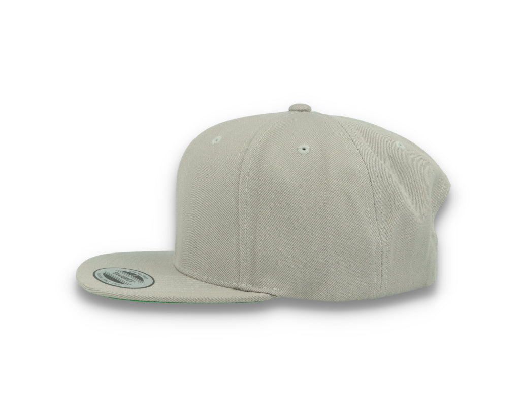 Silver Grey Snapback Cap 6089M - LOKK