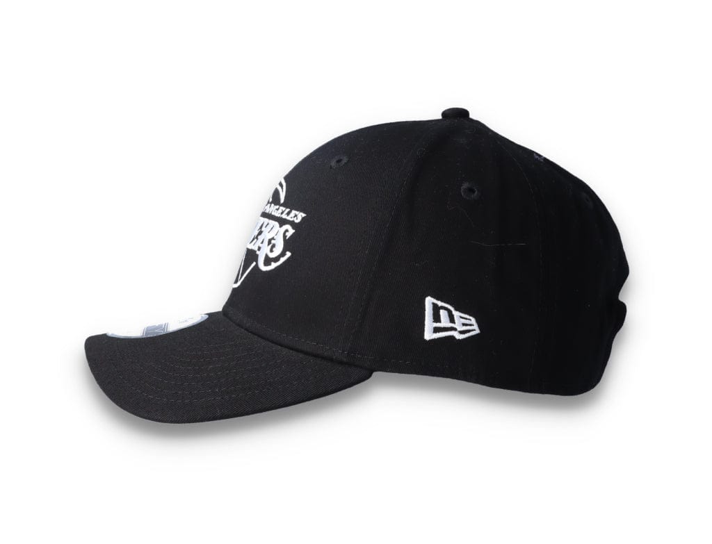 Cap Black LA Lakers NBA Essential Outline - LOKK