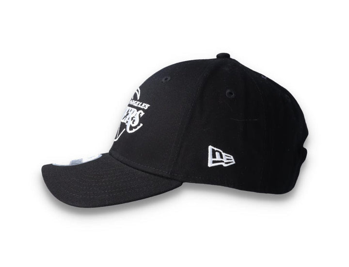 Cap Black LA Lakers NBA Essential Outline - LOKK