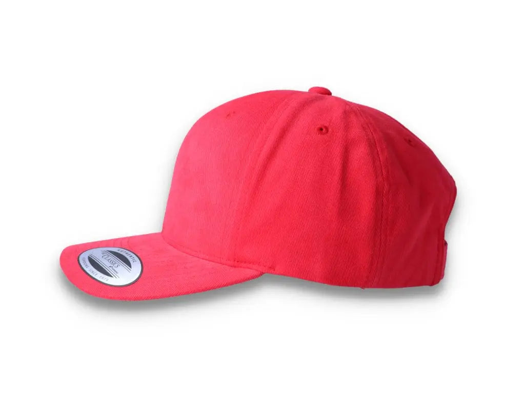 Red Velcro Cap - Twill Baseball - Yupoong 6363V