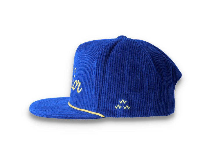 Snapback Cap Blue Weekend Warrior Corduroy - LOKK