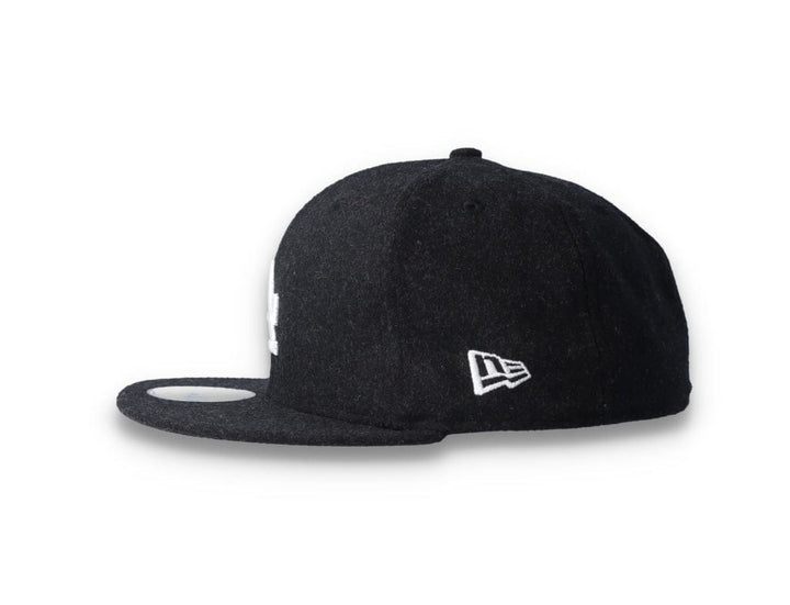 59FIFTY Melton Wool LA Dodgers Black/White - LOKK