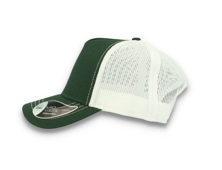 Trucker Cap Bottle Green/White Atlantis Rapper Canvas - LOKK