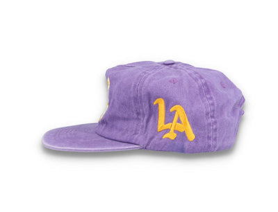 Free & Easy Don't Trip Washed Snapback Hat Purple