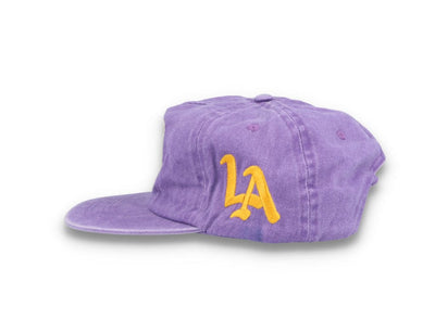 Free & Easy Don't Trip Washed Snapback Hat Purple