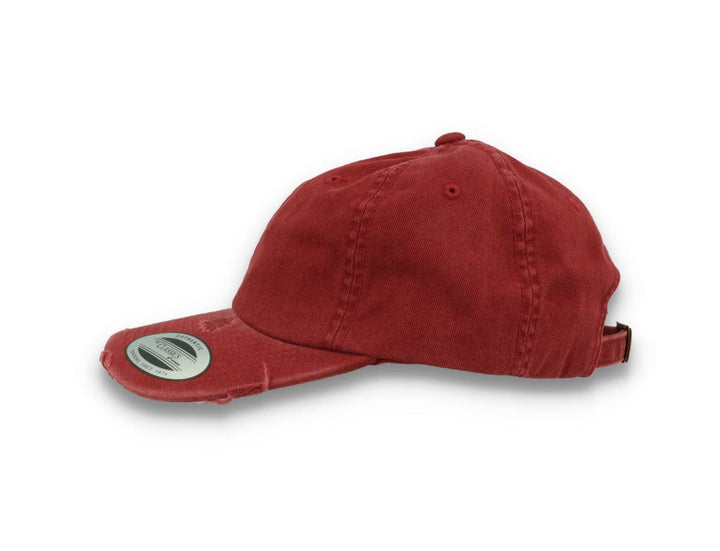Low Profile Destroyed Cap Maroon 6245DC - LOKK