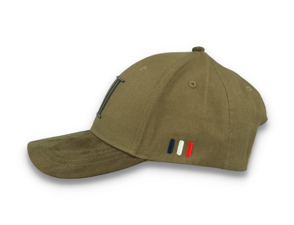 Baseball Cap Suede II Olive Night/Rosin - LOKK
