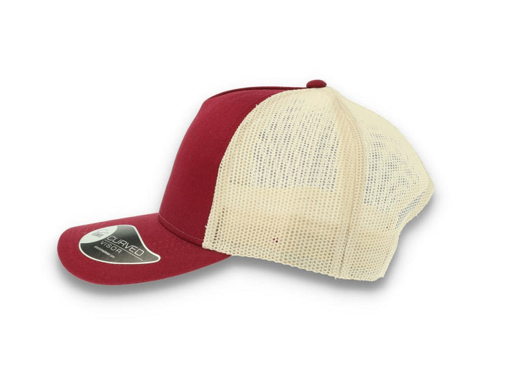 Trucker Cap Burgundy/Stone Atlantis Rapper Cotton - LOKK