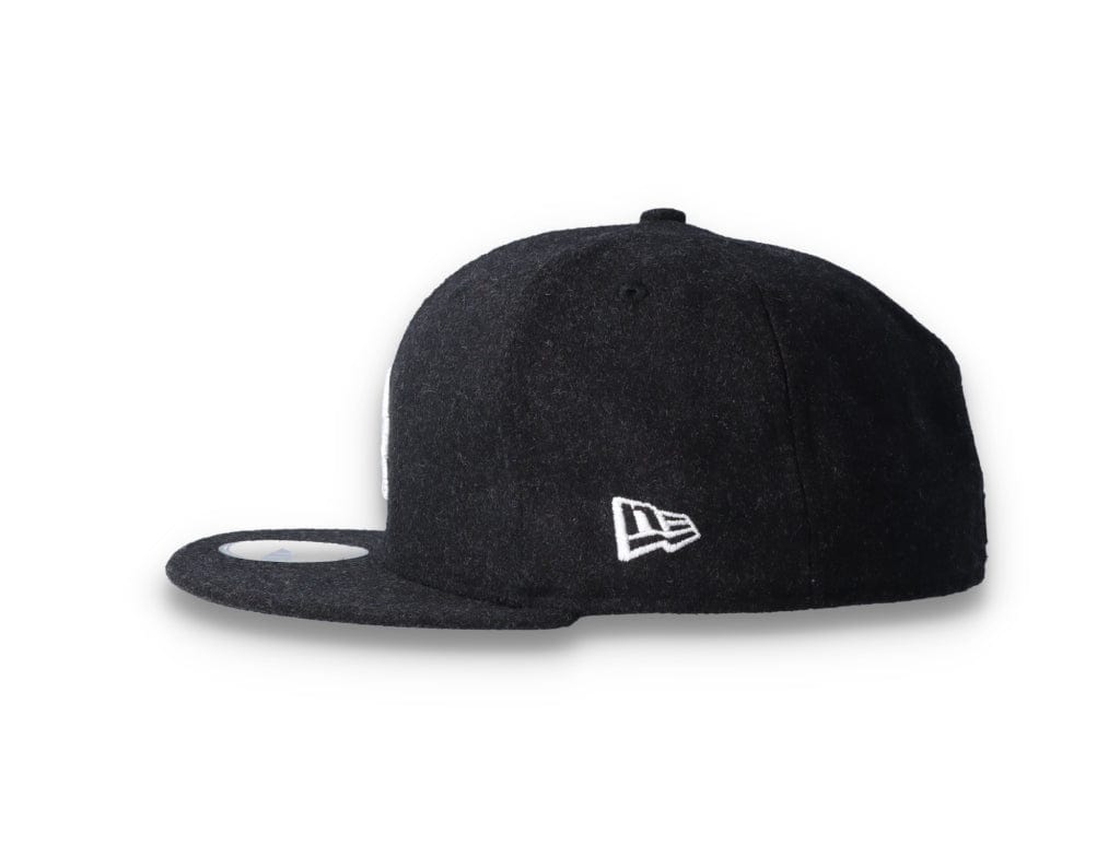 59FIFTY Melton Wool LA Dodgers Black/White - LOKK