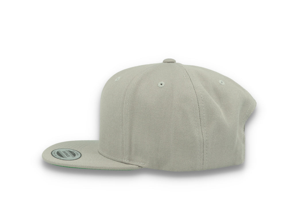 Silver Grey Snapback Cap 6089M - LOKK