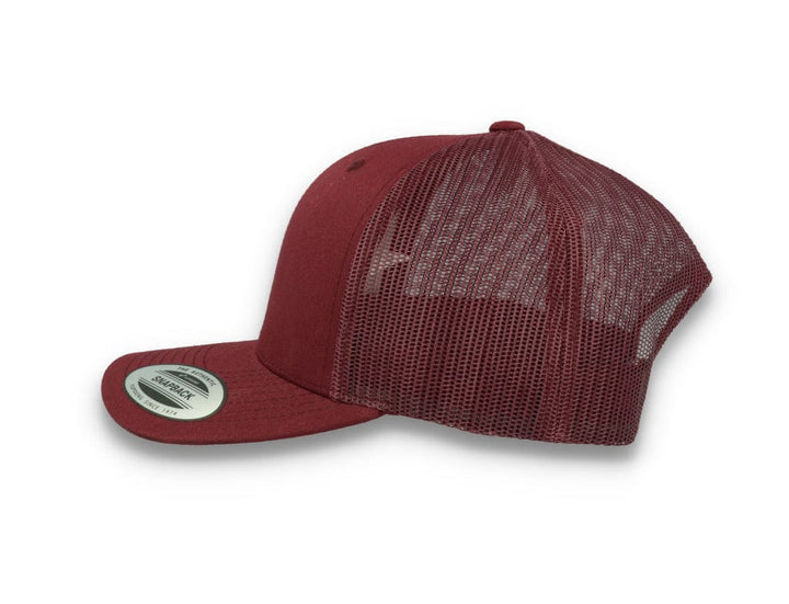 Maroon Trucker Cap Retro - Yupoong 6606 - LOKK