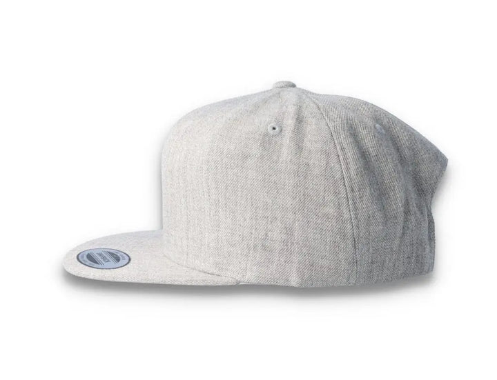 Heather Grey/Heather Grey Snapback Cap - Yupoong 6089M - LOKK