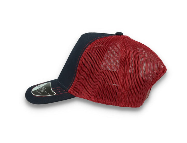 Trucker Cap Navy/Burgundy Atlantis Rapper Canvas - LOKK