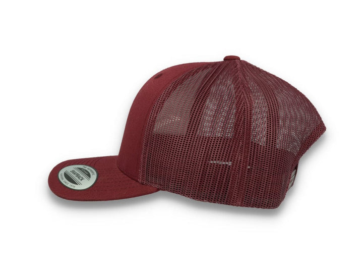 Maroon Trucker Cap Retro - Yupoong 6606 - LOKK