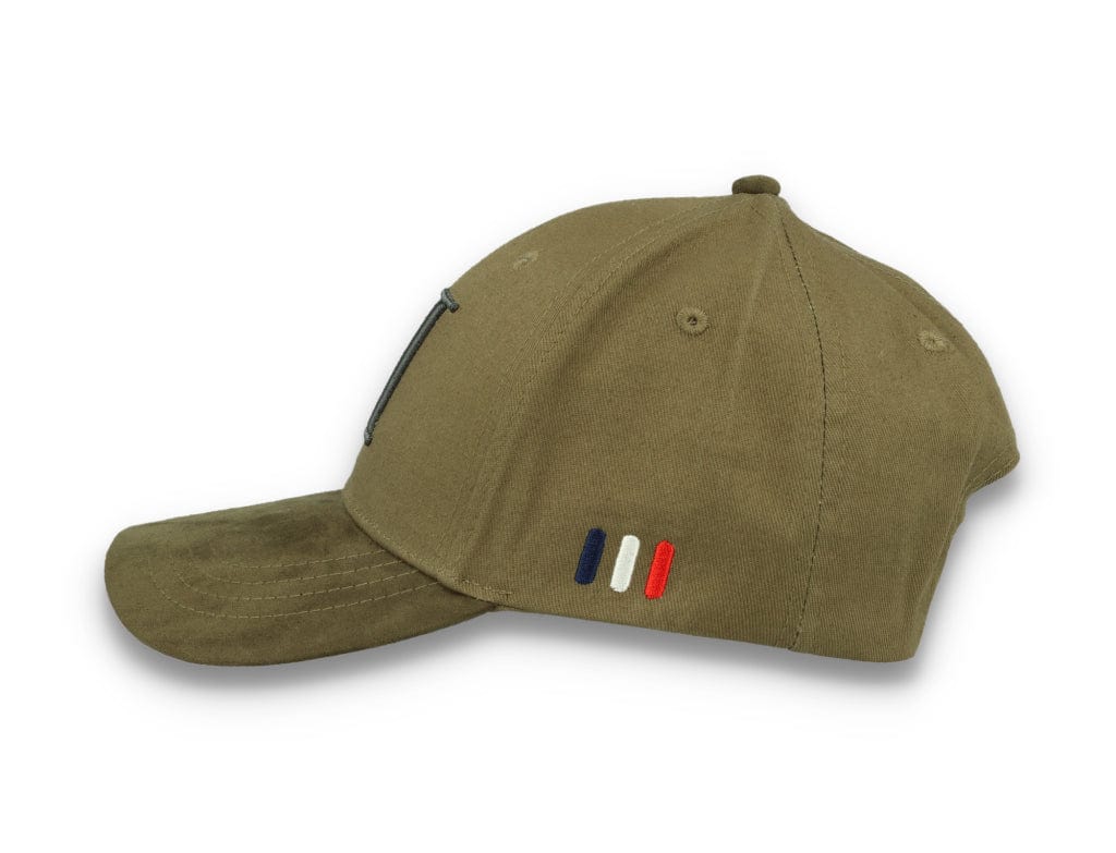 Baseball Cap Suede II Olive Night/Rosin - LOKK