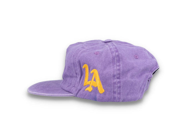 Free & Easy Don't Trip Washed Snapback Hat Purple - LOKK