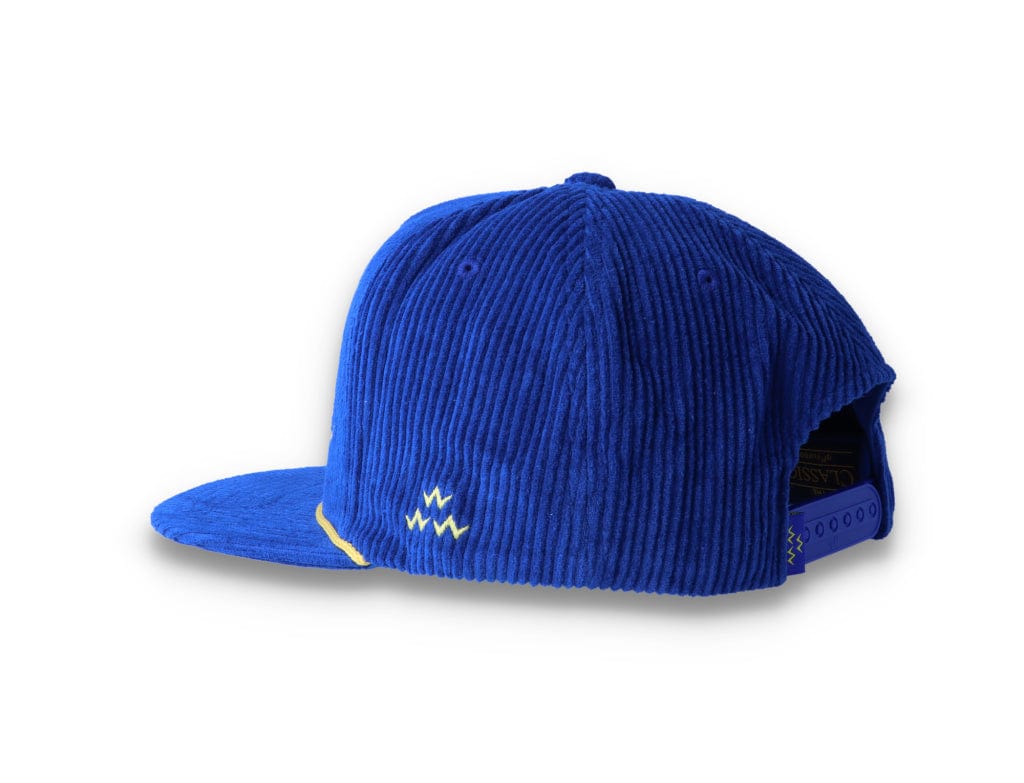 Snapback Cap Blue Weekend Warrior Corduroy - LOKK