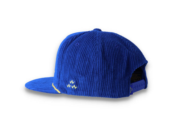 Snapback Cap Blue Weekend Warrior Corduroy - LOKK