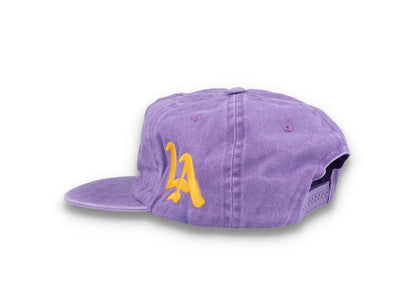 Free & Easy Don't Trip Washed Snapback Hat Purple