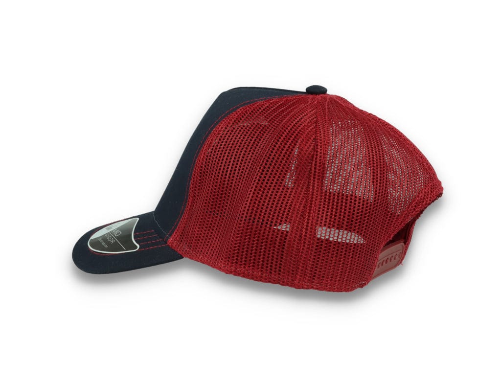 Trucker Cap Navy/Burgundy Atlantis Rapper Canvas - LOKK
