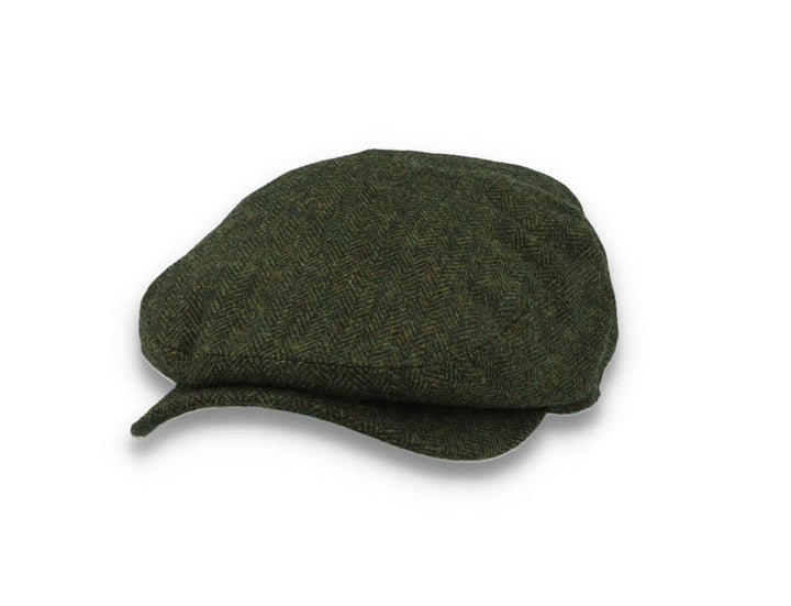 Barbour Barlow Flat Cap Grey Herringbone - LOKK