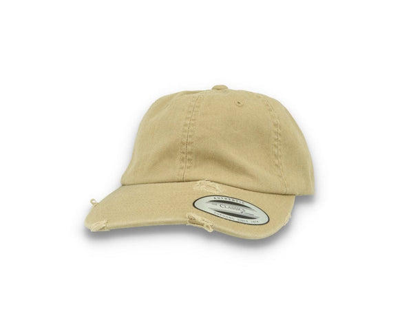 Low Profile Destroyed Cap Khaki 6245DC - LOKK