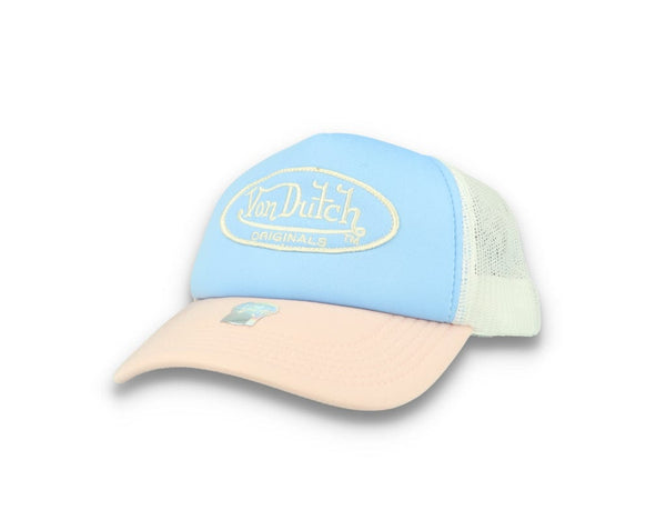 Von Dutch Trucker Cap Tampa Foam Blue/Pink - LOKK