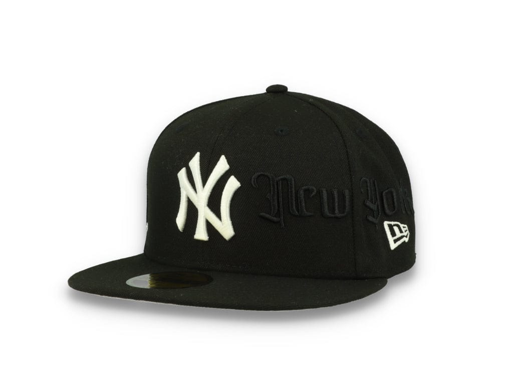 59FIFTY Script New York Yankees Black/White - LOKK