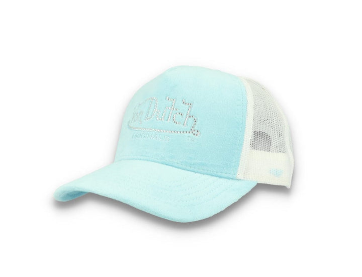 Von Dutch Trucker Cap Miami Velvet Light Blue/White - LOKK