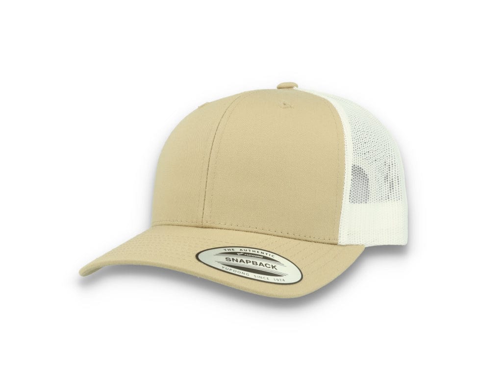 Flexfit 6606T Retro Trucker Khaki/White - LOKK