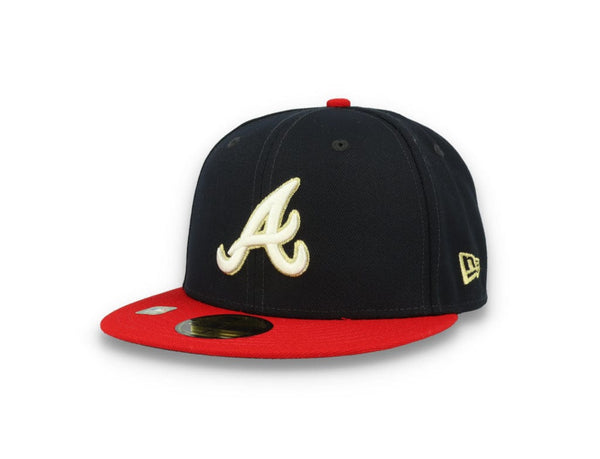 59FIFTY Gold Atlanta Braves