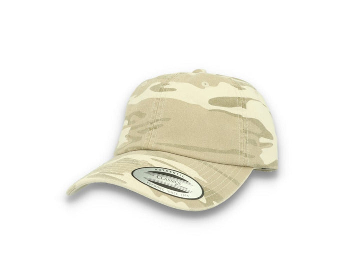 Low Profile Camo Washed Cap 6245CW Desert Camo - LOKK