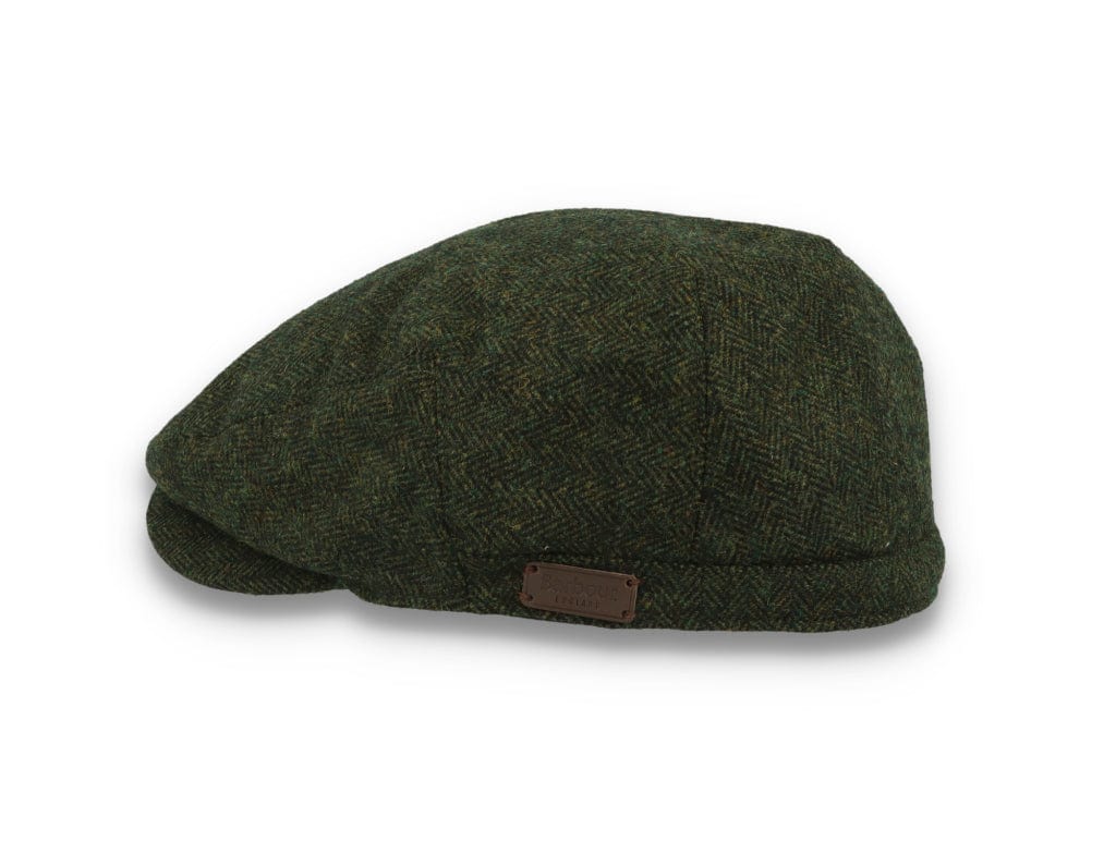 Barbour Barlow Flat Cap Grey Herringbone - LOKK