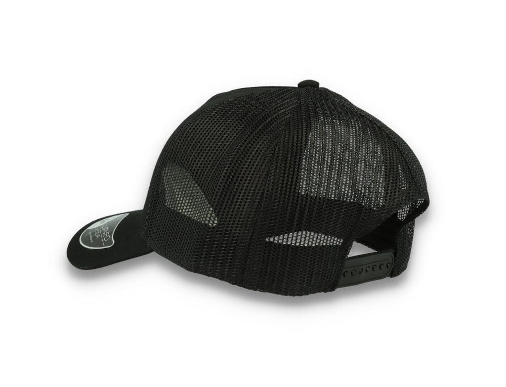 Trucker Cap Black/Black Atlantis Rapper Cotton - LOKK