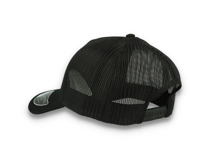Trucker Cap Black/Black Atlantis Rapper Cotton - LOKK