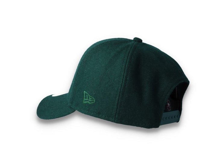9FORTY A-Frame Melton Wool Oakland Athletics Dark Green - LOKK