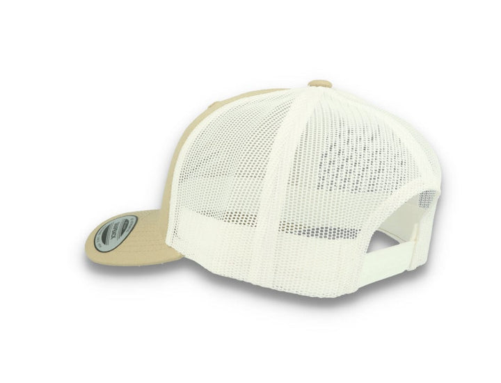 Flexfit 6606T Retro Trucker Khaki/White - LOKK