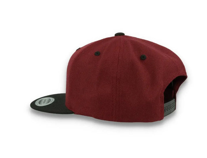 Yupoong Classic Snapback 6089MT Maroon/Black - LOKK