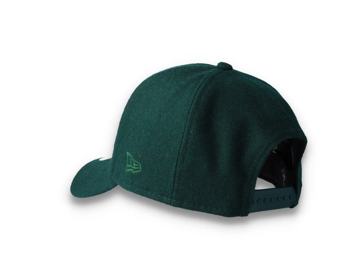 9FORTY A-Frame Melton Wool Oakland Athletics Dark Green - LOKK