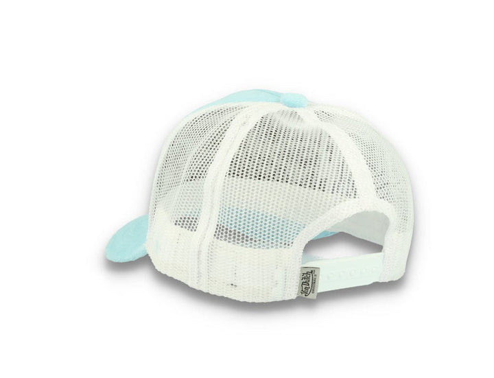 Von Dutch Trucker Cap Miami Velvet Light Blue/White - LOKK