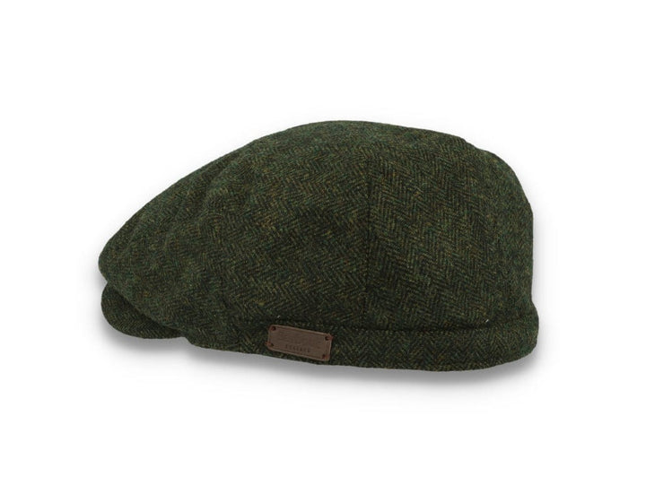Barbour Barlow Flat Cap Grey Herringbone - LOKK