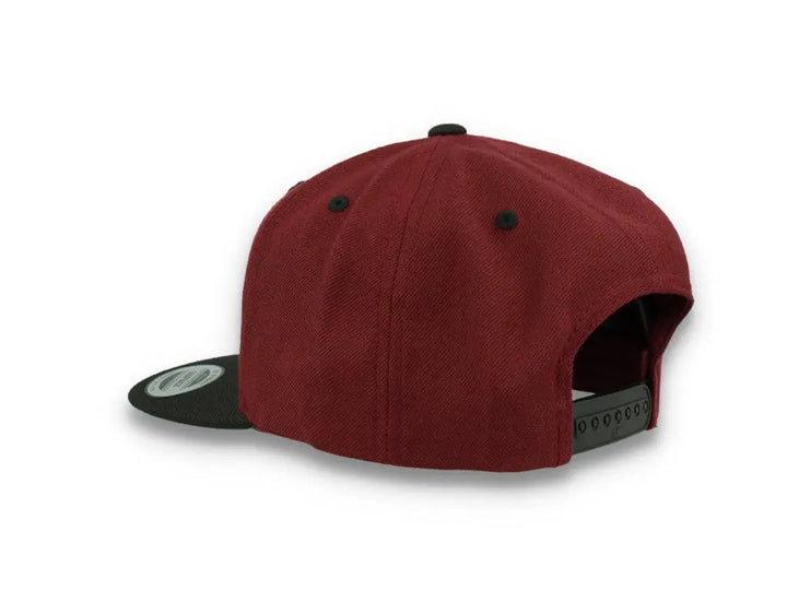 Yupoong Classic Snapback 6089MT Maroon/Black - LOKK