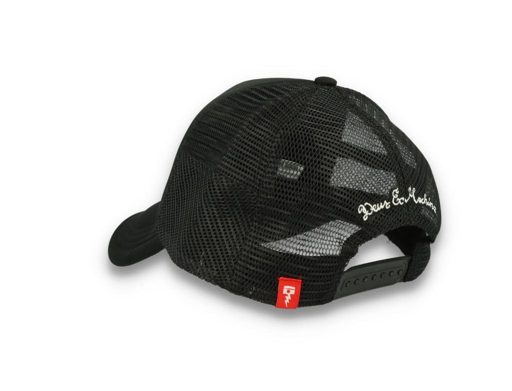 Trucker Cap Black Deus Canggu Address - LOKK