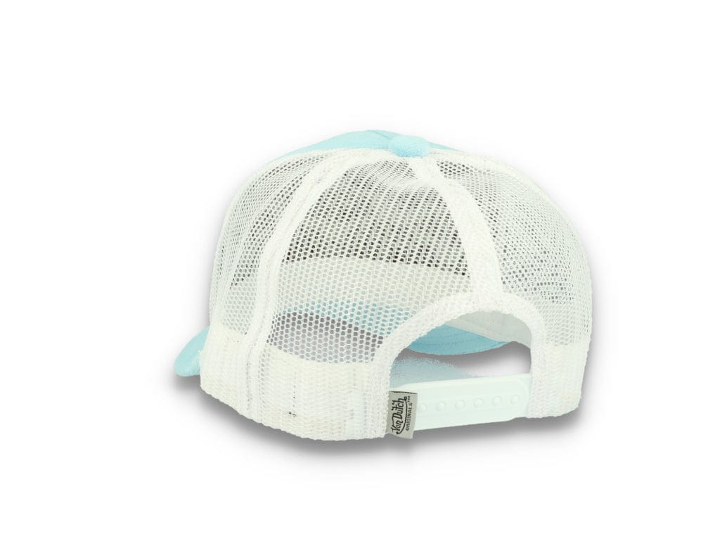 Von Dutch Trucker Cap Miami Velvet Light Blue/White - LOKK
