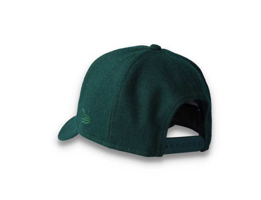 9FORTY A-Frame Melton Wool Oakland Athletics Dark Green - LOKK
