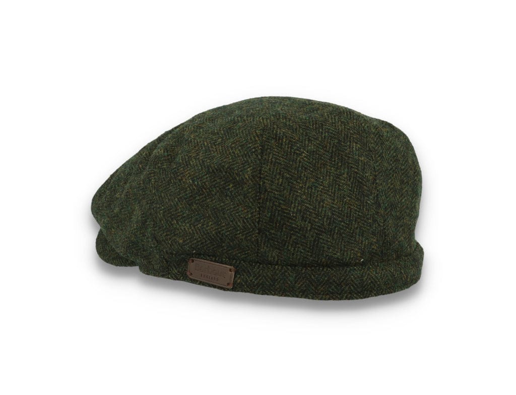 Barbour Barlow Flat Cap Grey Herringbone - LOKK