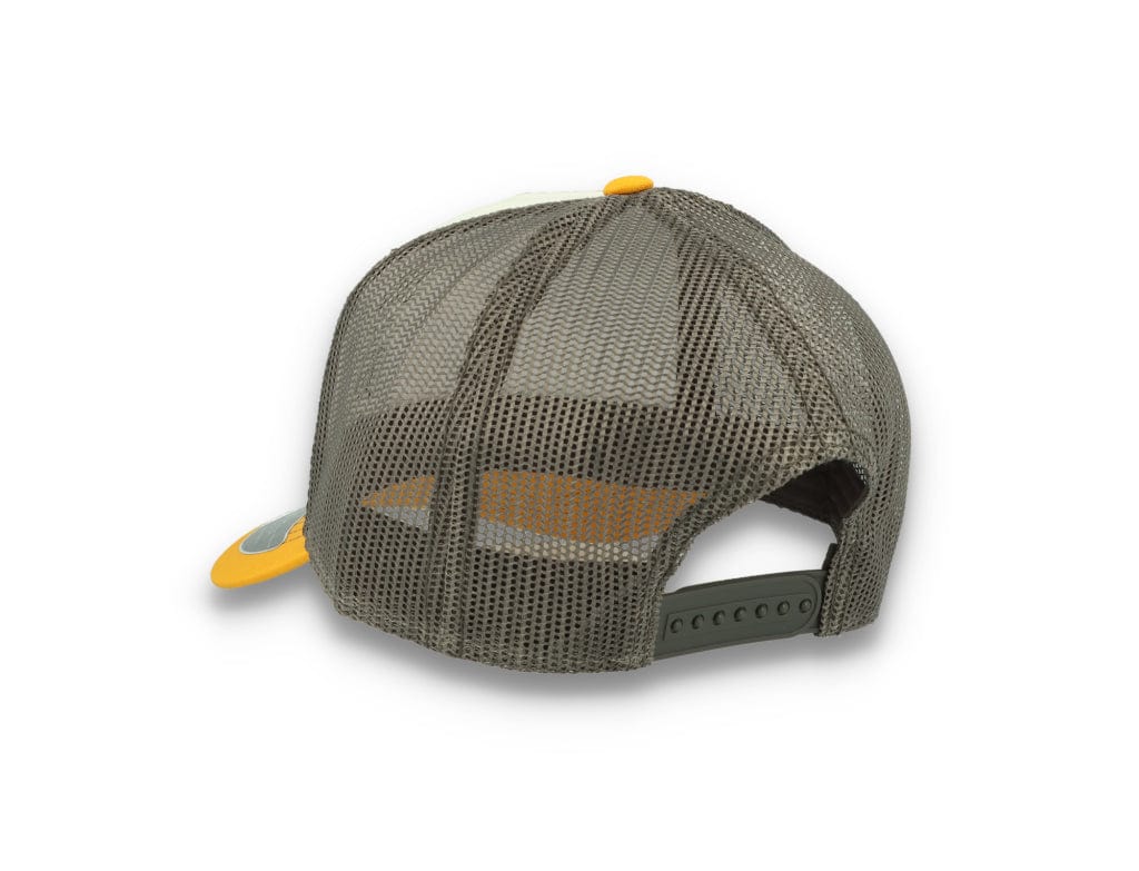 Trucker Cap White/Yellow/Dark Grey Atlantis Rapper Canvas - LOKK